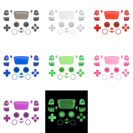 PS5 Controller Button Sets - Transparent Colours - BDM 030
